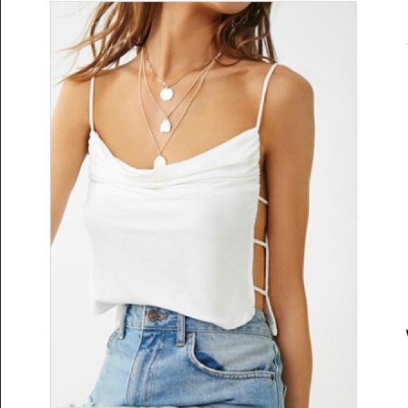 Forever 21 Tops - White Crop Top